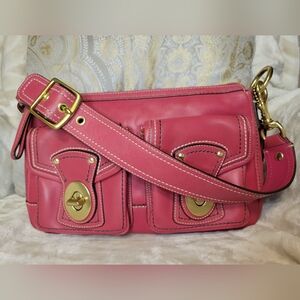 COACH MANDY TURNLOCK SATCHEL F12868